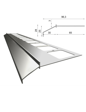 Profil okapowy K100 Renoplast | Sklep balkony-tarasy24