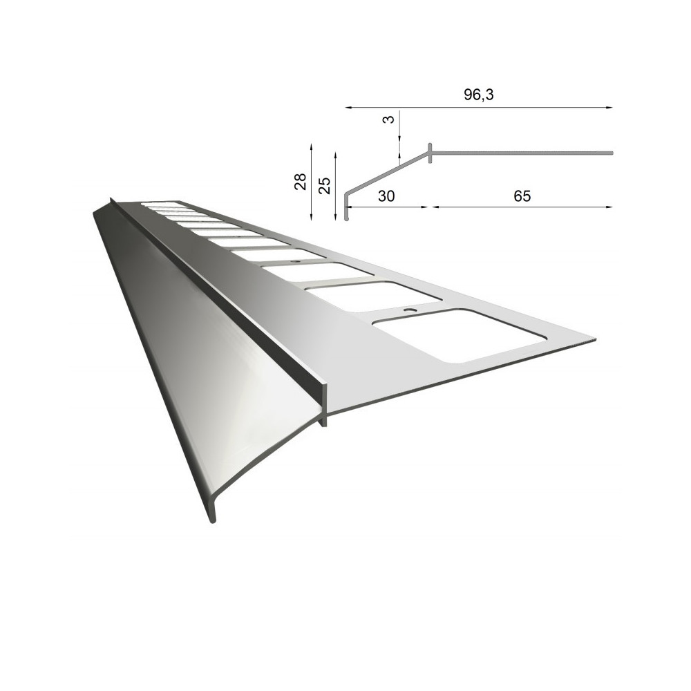 Profil okapowy K100 Renoplast | Sklep balkony-tarasy24