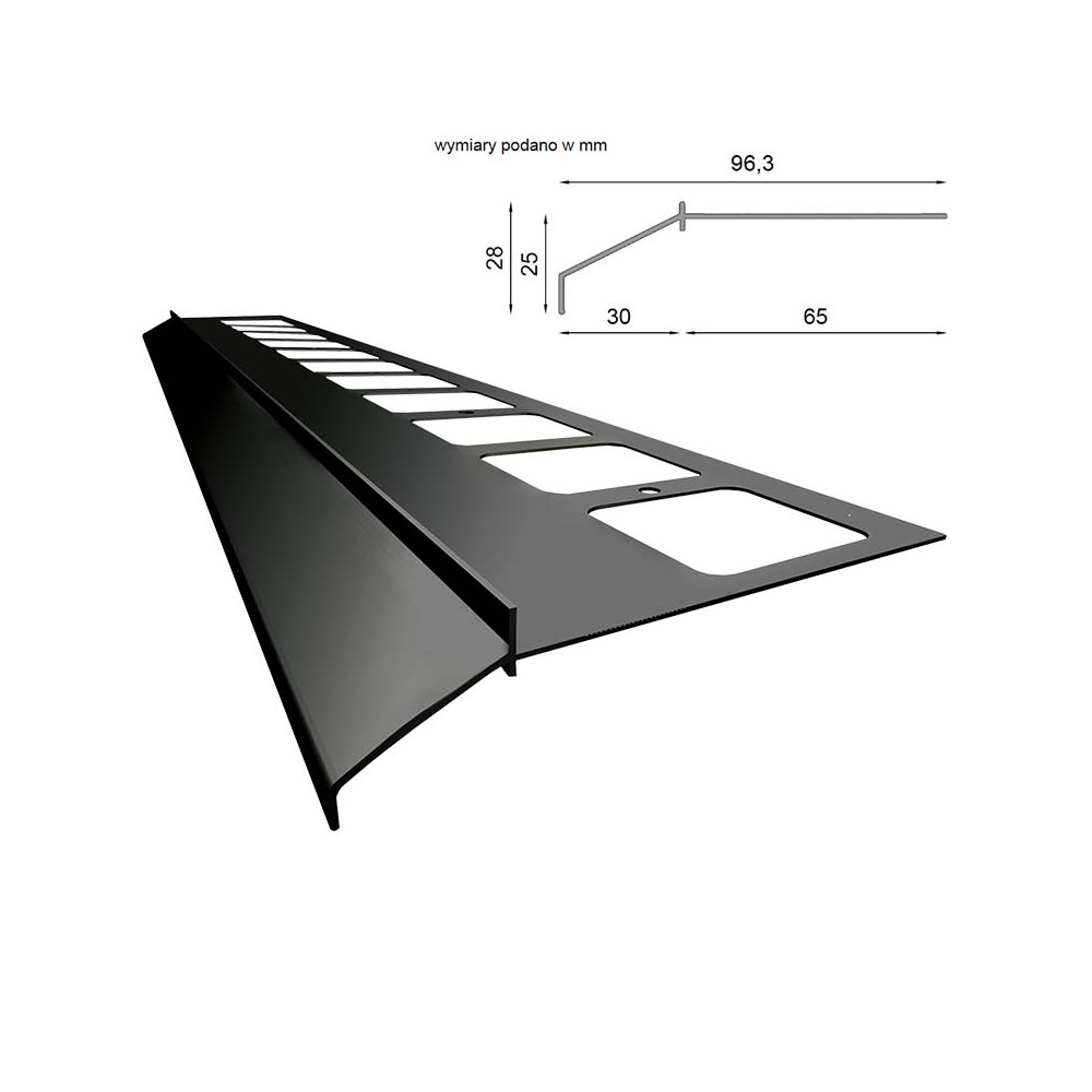 Profil okapowy K100 Renoplast | Sklep balkony-tarasy24 Profil okapowy K100 Renoplast | Sklep balkony-tarasy24