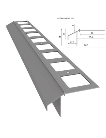 Profil okapowy Renoplast K100R | Sklep balkony-tarasy24