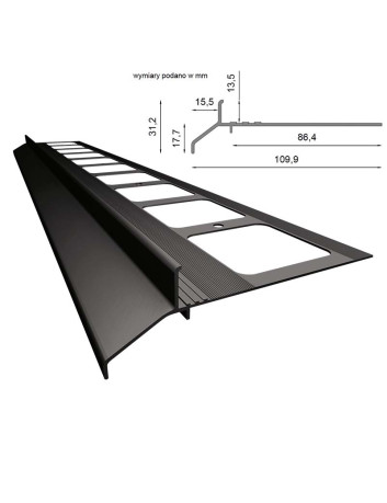Profil okapowy K30 Renoplast | Sklep Balkony-tarasy24.pl