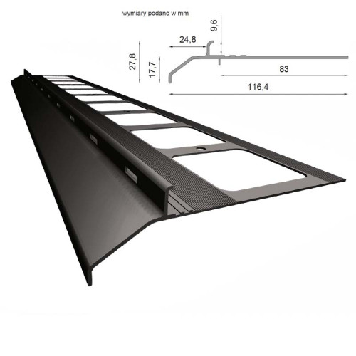 Profil okapowy Renoplast K20 | balkony-tarasy24