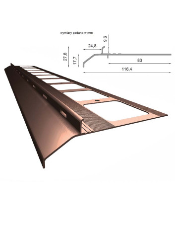 Profil okapowy Renoplast K20 | balkony-tarasy24