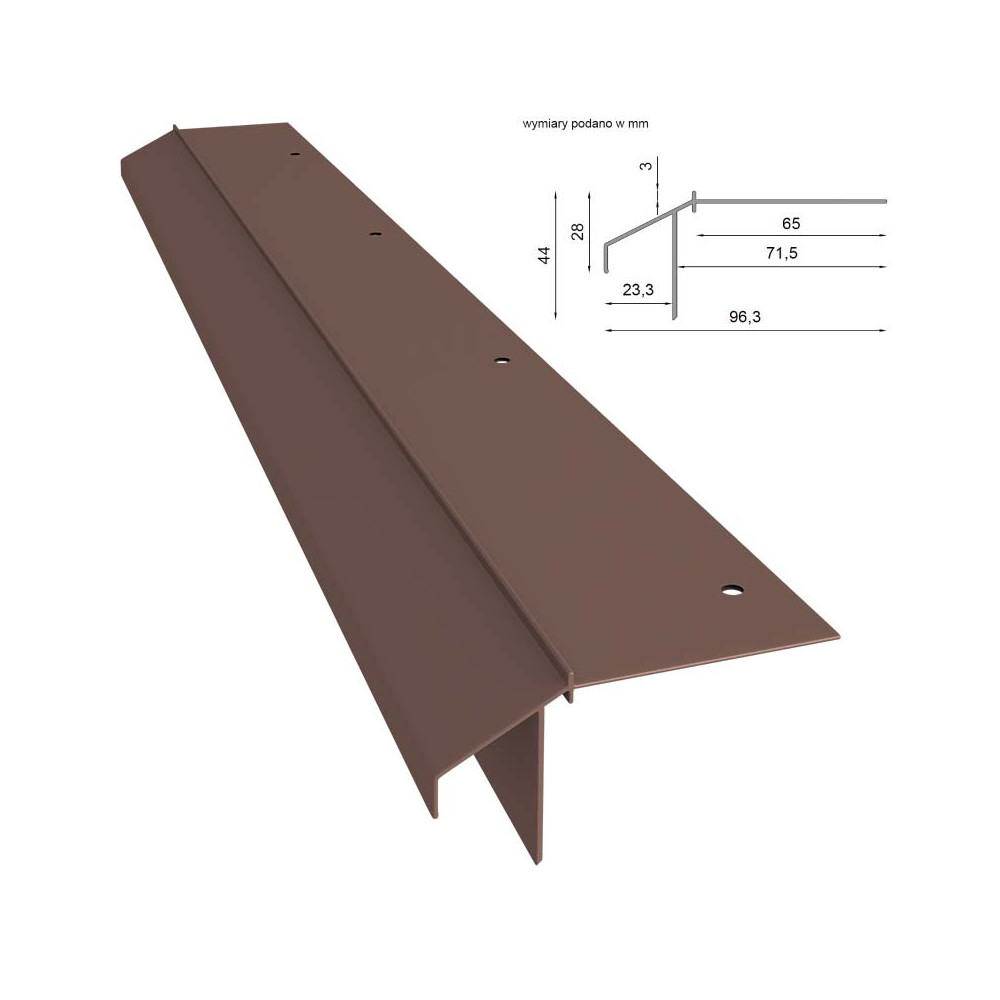 Profil okapowy Renoplast K10R
