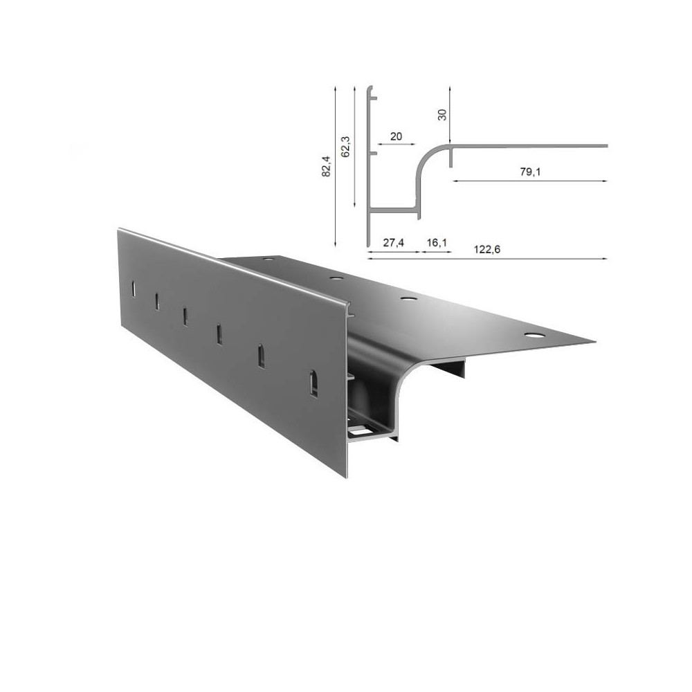 Profil okapowy Renoplast W30 - sklep balkony-tarasy24