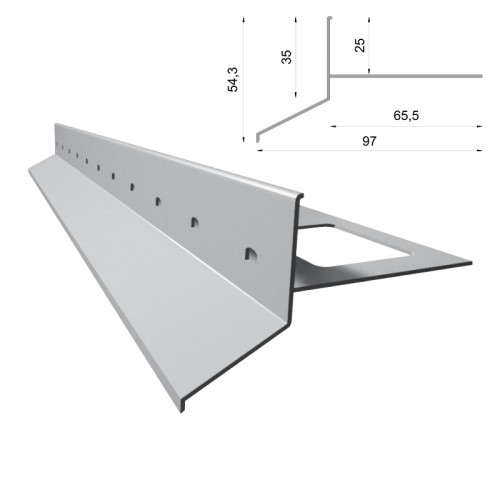 Profil tarasowy Renoplast D25 | Sklep balkony-tarasy24