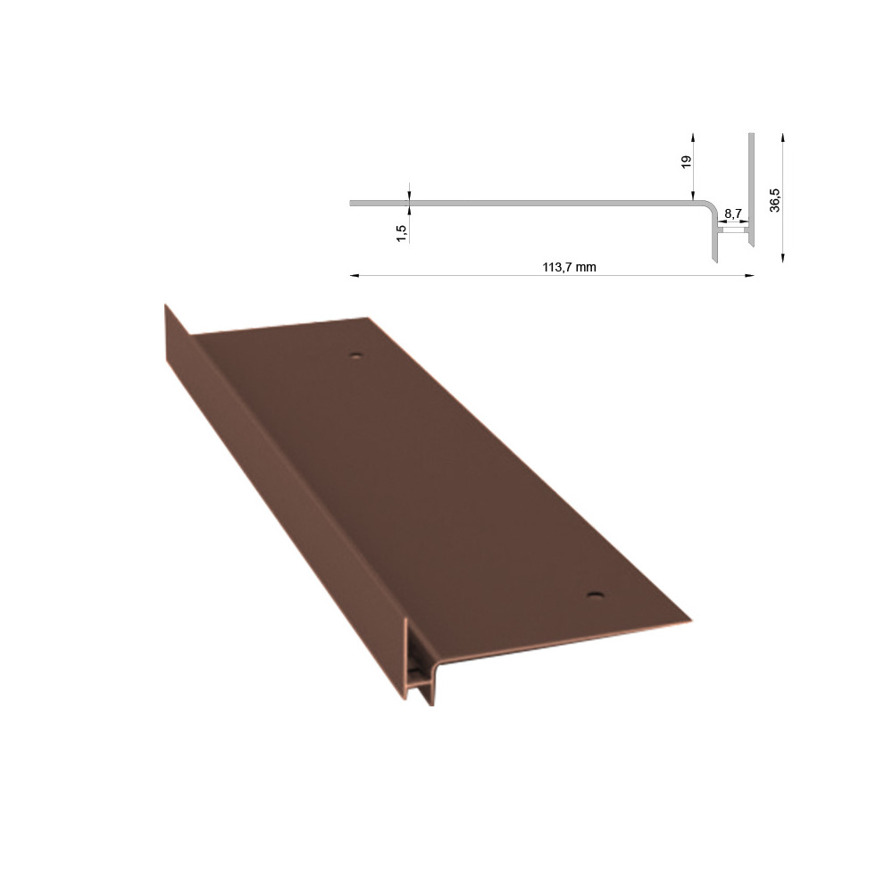 Profil schodowy SW - 2 metry | Sklep balkony-tarasy24