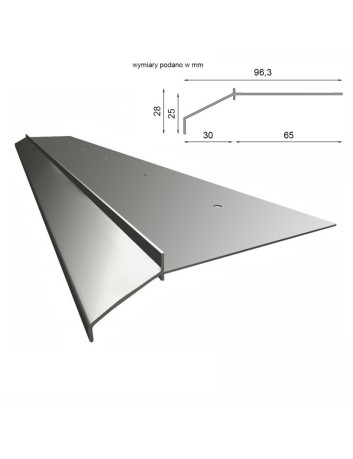 Renoplast K10 profil okapowy K10 do posadzek żywicznych