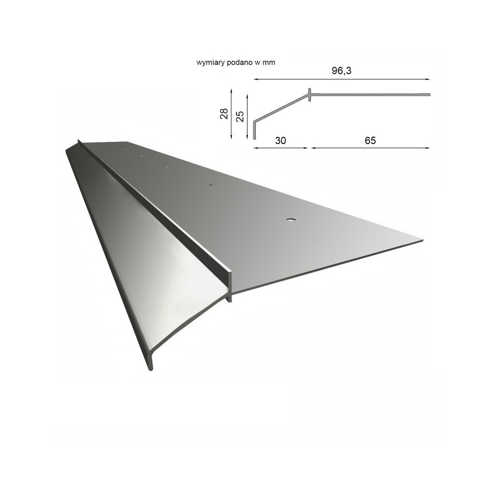 Renoplast K10 profil okapowy K10 do posadzek żywicznych
