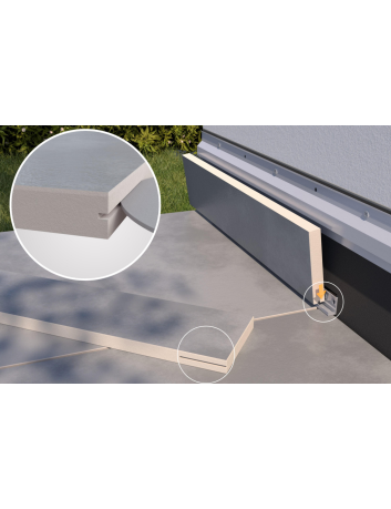 WSPORNIK SCHODOWY DOLNY SWD UKRYTY DŁ. 6 CM ALU