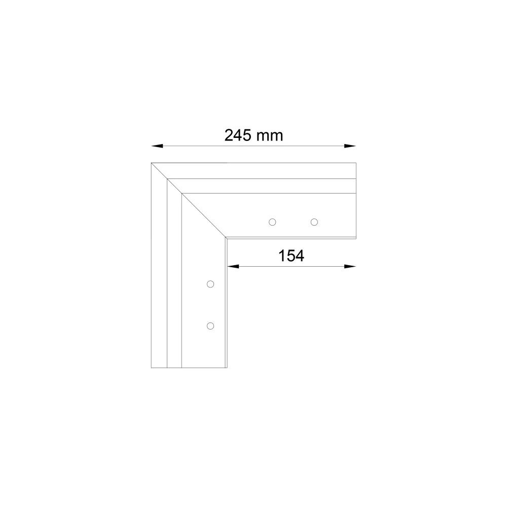 Narożnik attykowy A100 90
