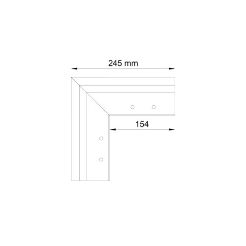 Narożnik attykowy A100 90