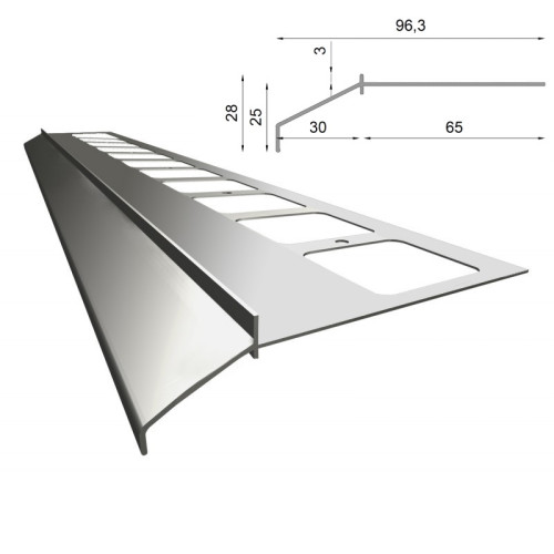 Profil prosty - K100 Renoplast