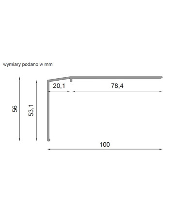 Profil prosty Renoplast - K301