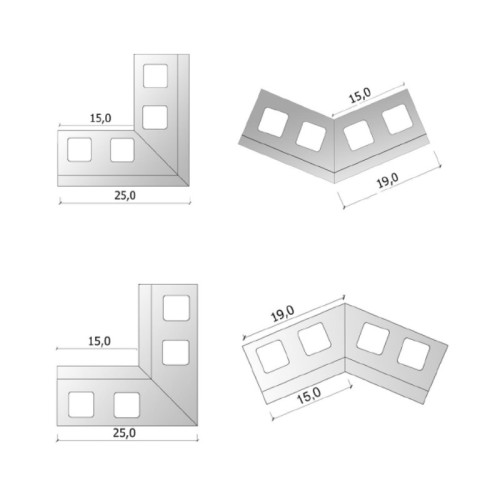 Narożnik - K301 | Sklep balkony-tarasy24