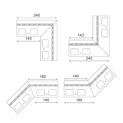 Narożnik K102 | Sklep balkony-tarasy24