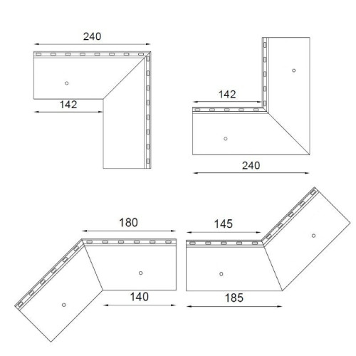 Narożnik - W35+ | Sklep balkony-tarasy24