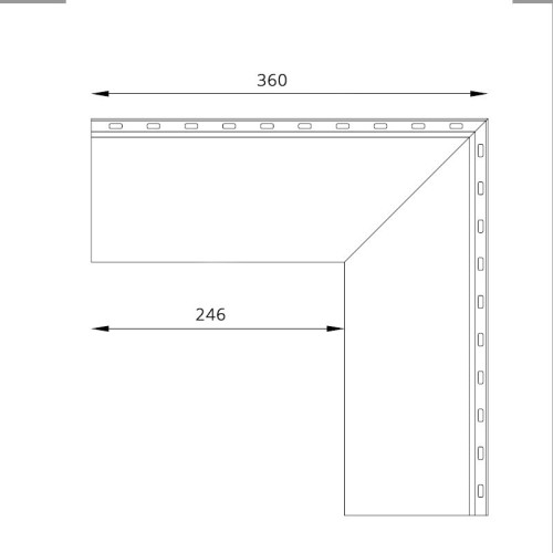 Narożnik SW - MAXI | Sklep balkony-tarasy24