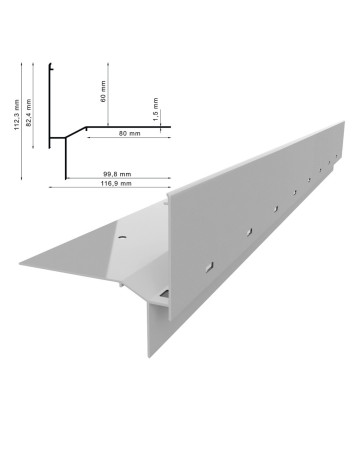 Profil prosty Renoplast - W60