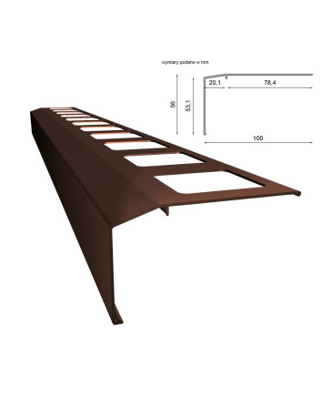 Renoplast K301 profil okapowy | Sklep balkony-tarasy24