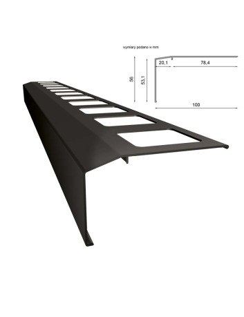 Renoplast K301 profil okapowy | Sklep balkony-tarasy24