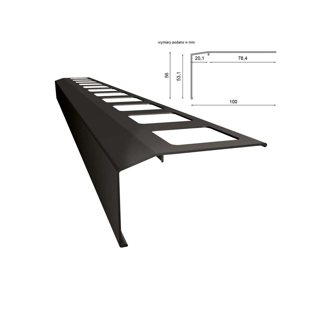 Renoplast K301 profil okapowy | Sklep balkony-tarasy24 Renoplast K301 profil okapowy | Sklep balkony-tarasy24